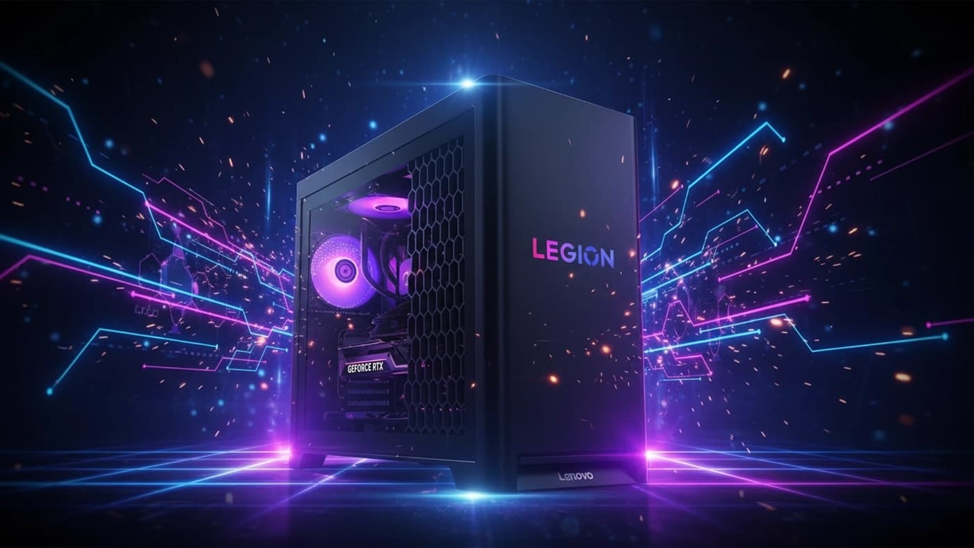 Lenovo Legion Tower 5i – Intel Core Ultra 7 265F • NVIDIA GeForce RTX 5070 Ti • 32 GB DDR5 • 1 TB SSD