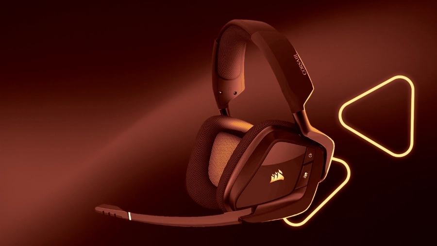 Corsair Void RGB Elite Wireless Gaming Headset – 7.1 Surround, Omni Mic, Up to 40ft Range, Carbon