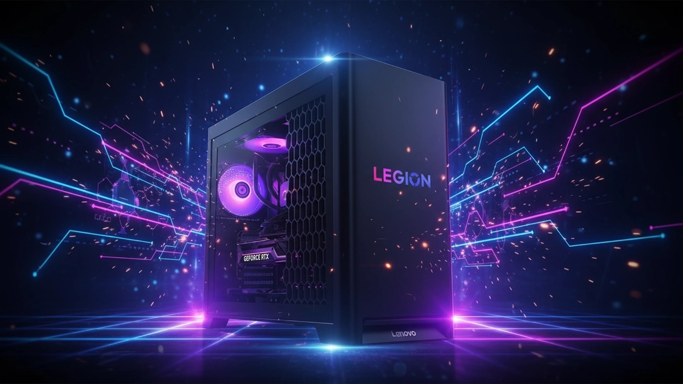 Lenovo Legion Tower 5i – Intel Core Ultra 7 265F • NVIDIA GeForce RTX 5070 Ti • 32 GB DDR5 • 1 TB SSD